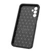 The back of a black phone case with a geometric pattern. Produktbild-Vorschau