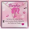 Für meine Barbie - Halskette aus Roségold für Damen mit Produktbild-Vorschau 1