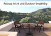 2er-Set Gartenstuhl+Gartentisch HWC-J95, Stuhl Tisch, Produktbild-Vorschau 10