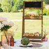 Untersetzer Holz-Optik 6er Platz-Set 38 cm rund abwischbar Tisch-Deko Hochzeit Geburtstag Sommerfest Dekoration Platz-Set Produktbild-Vorschau