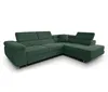 AX LIVING Konak Cord-Schlafsofa R Flaschengrün 276 cm, Produktbild-Vorschau 6
