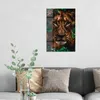 DEQOART Glasbild Echtglas 40x60 cm 'Waldmajestät' Wandbild Produktbild-Vorschau 3