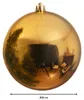 Weihnachtskugeln Kunststoff 20cm 1 Stück - Hellgold Produktbild-Vorschau 5
