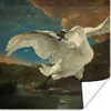 MuchoWow® Poster Schwan - Alte Meister - Jan Asselijn 75x75 Produktbild-Vorschau 1