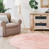 Tappeto in Pelliccia sintetica Interiyou Fargo Rosa, Anteprima dell’immagine prodotto 2