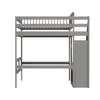 OKWISH Lit Superposé 140x200 cm - Escalier avec Rangement - Voir les images du produit 9