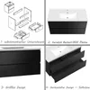 Waschtisch mit Unterschrank 100cm Alast Badmöbel Set Produktbild-Vorschau 4