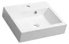 ORINOKO Gussmarmor-Waschtisch 42x10x36cm, weiß Produktbild-Vorschau 1