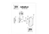 Rabalux 7025 Wandleuchte Kaunas, G9, silber, Minimal, 16cm Produktbild-Vorschau 7