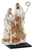 Kerststal Home ESPRIT, wit en goud, 27 x 24 x 40 cm Productafbeelding-voorbeeld 1