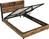 Flieks Hydraulisches Stauraumbett Doppelbett, Metall, Produktbild-Vorschau 8