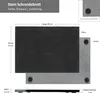 Stein-Schneidebrett 29 x 21 cm schwarz Tisch-Untersetzer Produktbild-Vorschau 6