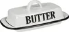 Butterdose aus Emaille, ca. 8 x 21 x 13 cm Produktbild-Vorschau 1