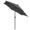 vidaXL Sonnenschirm mit LED-Beleuchtung und Alu-Mast 300 cm Produktbild-Vorschau 2