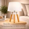 Tischlampe 2er Set Tischleuchte Schreibtischlampe Produktbild-Vorschau 2