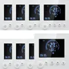 A collage of multiple digital thermostats. Produktbild-Vorschau