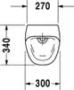 Duravit DuraStyle Wasserloses Urinal Weiß Hochglanz , Produktbild-Vorschau 2