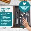 KONZEPT Besteckkasten für Schubladen 31x23x4,5cm Grau - Produktbild-Vorschau 4
