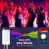 Smart LED kugel lichterkette RGB Innen 10 Meter WIFI SMART Produktbild-Vorschau 3