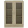 Prosklená skříň dub sonoma 82,5x30,5x115 cm kompozitní Náhled obrázku produktu 5