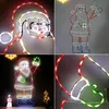 Weihnachtsmann Outdoor Dekoration 150 cm mit 273 LEDs Podgląd zdjęcia produktu