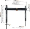 Vogels COMFORT TVM 3605 schwarz Fixed  Large Wandhalterung Produktbild-Vorschau 7