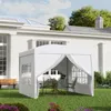 Outsunny Pavillon 2,95x2,95m Faltpavillon 4 Seitenwände mit Produktbild-Vorschau 2