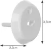 A white child safety plug cover with dimensions indicated. Anteprima dell’immagine prodotto