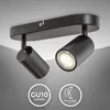 LED bodové světlo otočné retro černé GU10 stropní svítidlo Náhled obrázku produktu 1