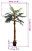 vidaXL Sztuczna palma kokosowa, zielona, 70 x 20 x 200 cm Podgląd zdjęcia produktu 3
