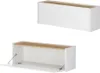 Homeoffice Set weiß mit Eiche CRISP-61 modern 2-teilig mit Produktbild-Vorschau 3