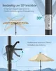 SONGMICS Sonnenschirm Ø 270 cm mit 32 LED-Lämpchen Produktbild-Vorschau 4