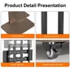 A collage of four images showcasing different features of a TV stand. Anteprima dell’immagine prodotto