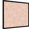 MuchoWow® Gerahmtes Poster Sommer - Muster - Pastell 40x40 Produktbild-Vorschau 1