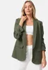 Rayshyne Stylischer Damen Business Blazer mit gerafften Produktbild-Vorschau 1
