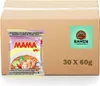 A cardboard box with a single packet of instant noodles and a logo on the right side. Anteprima dell’immagine prodotto