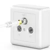 deleyCON 5m SAT TV Antennenkabel Koaxial Kabel HDTV 4-Fach Produktbild-Vorschau 2