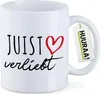 Huuraa Kaffeetasse Juist verliebt 330ml Weiß Keramik Produktbild-Vorschau 1