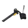 A black and yellow leaf blower with a collection bag attached, shown against a white background. Produktbild-Vorschau