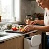Relaxdays, odpadkový kôš na zavesenie alebo prilepenie na Náhľad obrázku produktu 3