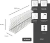 Fassadenprofile 20x Lüftungswinkel Alu 2m 30x40mm Silber - Produktbild-Vorschau 2