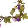 vidaXL Blumengirlanden Blumen 6 Stk. Helllila 215 cm Produktbild-Vorschau 4