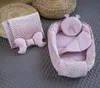Mini PUNKTE Rosa/ MINKY ROSA Babynestchen Unterlage 5 Tlg Produktbild-Vorschau 2