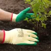 3 Paar solide Arbeitshandschuhe Gartenhandschuhe mit Produktbild-Vorschau 4
