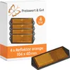 4 x Reflektor orange für Anhänger – Rechteckige Produktbild-Vorschau 1