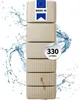 4rain récupérateur d'eau mural SLIM 330L sable avec robinet Voir les images du produit 2
