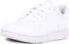A white Adidas Hoops 3.0 K Uni Sneaker low-top shoe is shown from a side angle against a white background. Náhled obrázku produktu