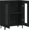 vidaXL Sideboard Schwarz 69,5x34x90 cm Holzwerkstoff Produktbild-Vorschau 5
