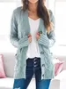 ASKSA Damen Strickjacke Strickpulli Langarm mit Taschen Produktbild-Vorschau 2