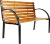 HI Parková lavička hnedá 122x60x81 cm Náhľad obrázku produktu 6